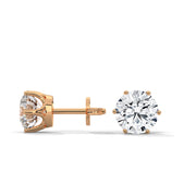 Nerina Glow Lab Diamond Stud Earrings | 2.60 ct Total