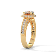 Prominent Oval-Cut Engagement Ring
