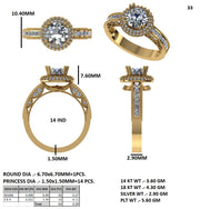 Prominent Oval-Cut Engagement Ring