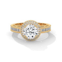 Prominent Oval-Cut Engagement Ring