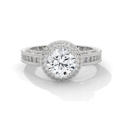 Prominent Oval-Cut Engagement Ring