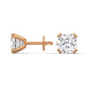 Cushion Cut Lab Grown Diamond Stud Earrings