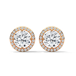 Angelic Crystal Halo Stud Earrings