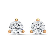 Round Brilliant Solitaire Diamond Stud Earrings | 2.60 ct Total