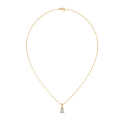 Sofia Pear Moissanite Solitaire Pendant (Without Chain)