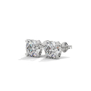 Venice Solitaire Style Diamond Stud Earrings