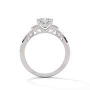 Dharvay Jewels Women three-stone Diamond Ring