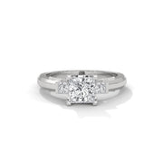 Dharvay Jewels Women three-stone Diamond Ring